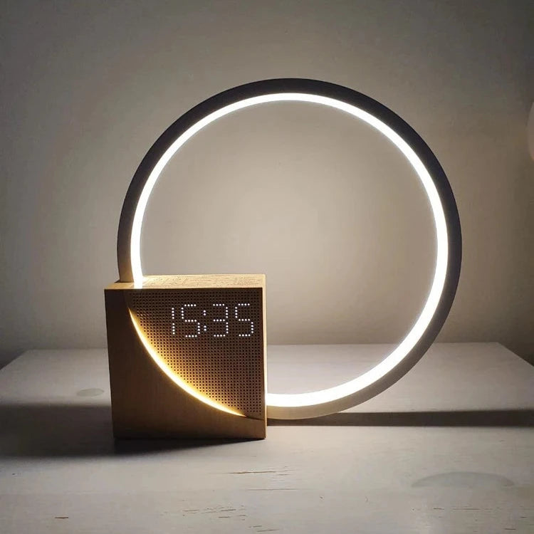 GlowArc Clock Lamp