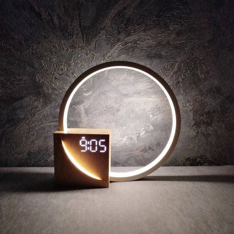 GlowArc Clock Lamp