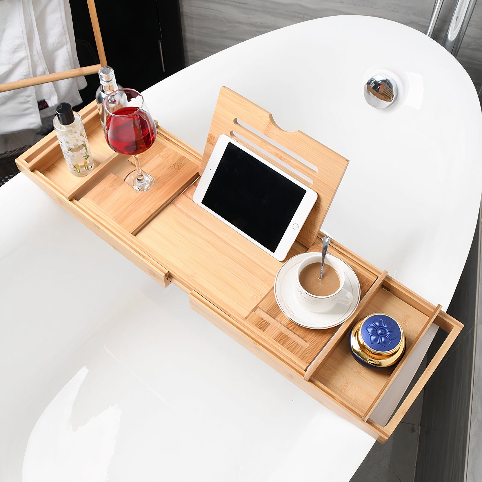 CULMA Bamboo Bathtub Tray