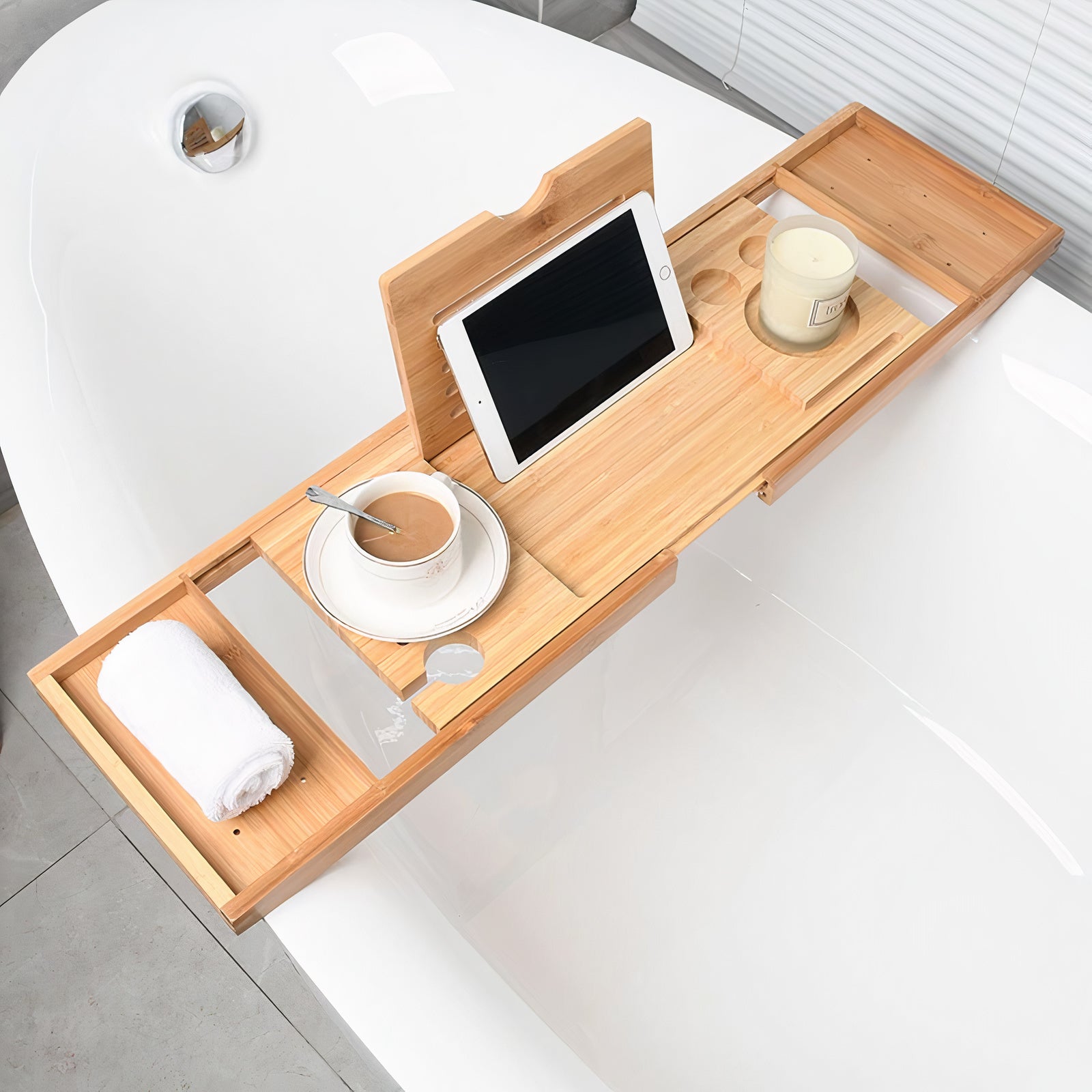 CULMA Bamboo Bathtub Tray