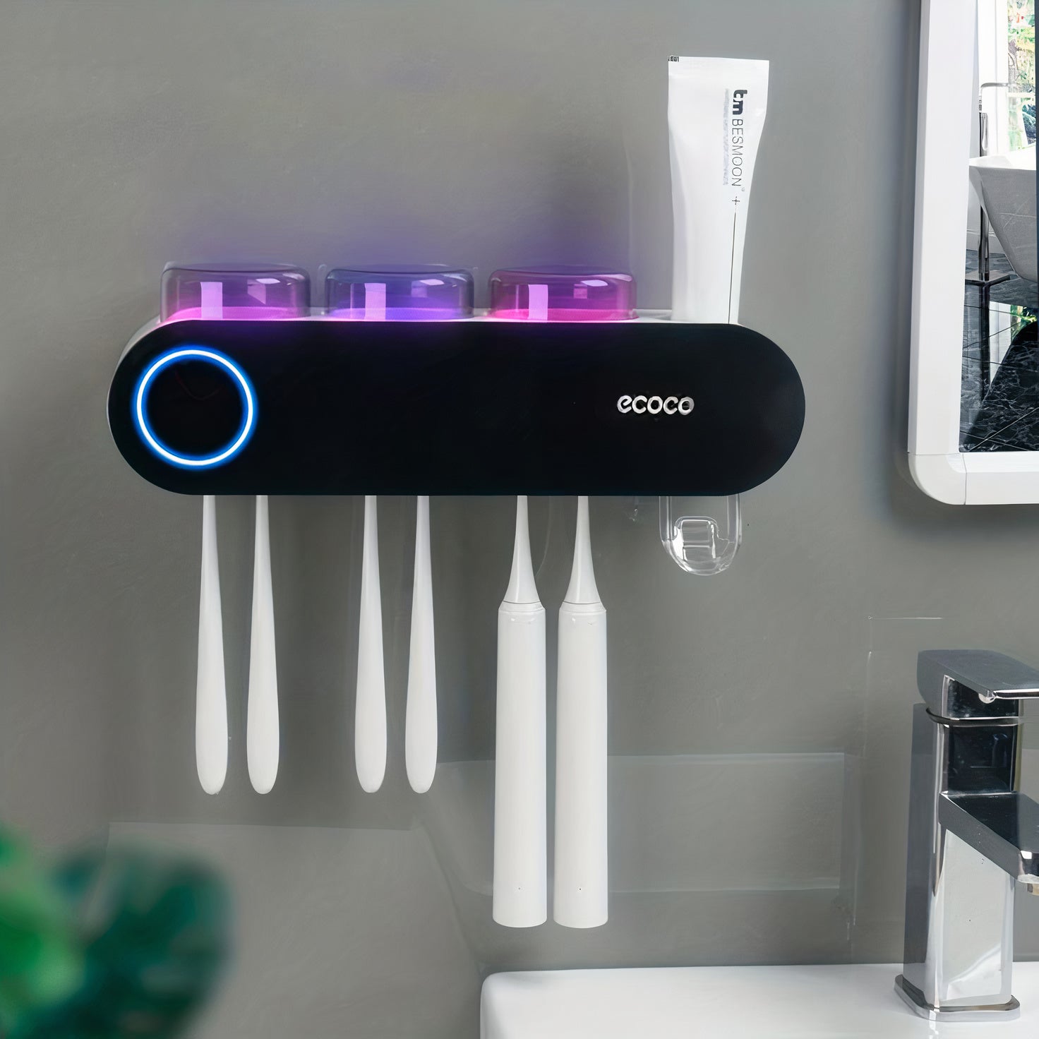 UV Sterilizer Toothbrush Holder