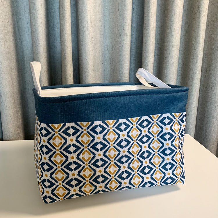 Foldable Storage Basket - Elevato Home Blue / 40x30x25cm Organizer