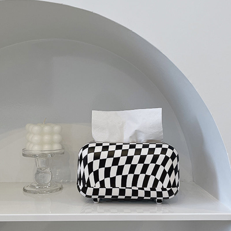 Checkboard Tissue Box - Elevato Home