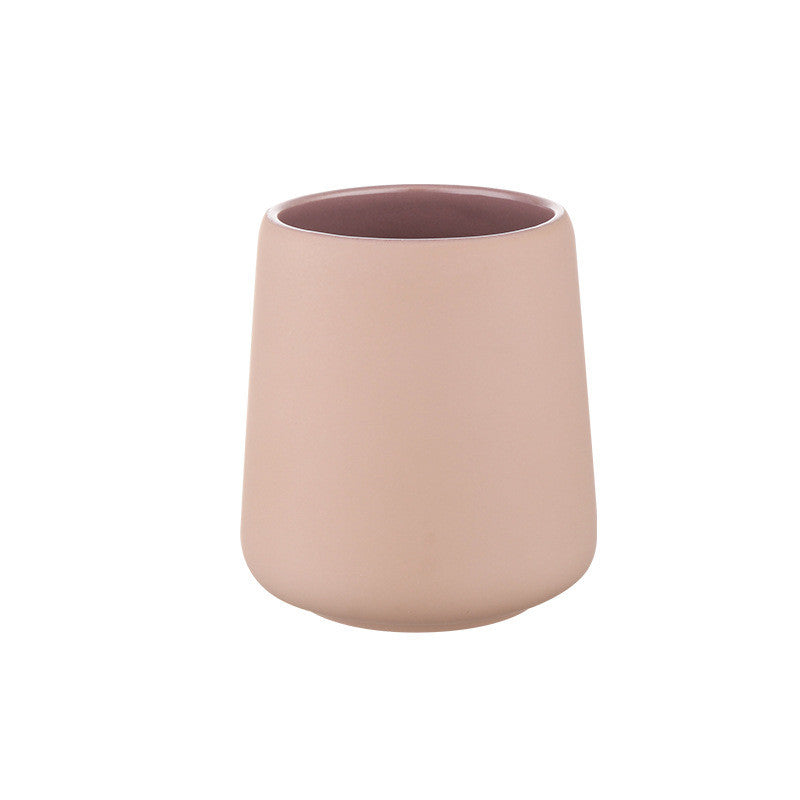 Minimalist Matte Soap Dispenser - Elevato Home Pink Cup / 400ml Organizer