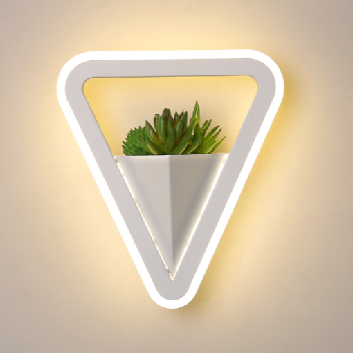 Minimalist Wall Light - Elevato Home Triangle / Warm Light Decor