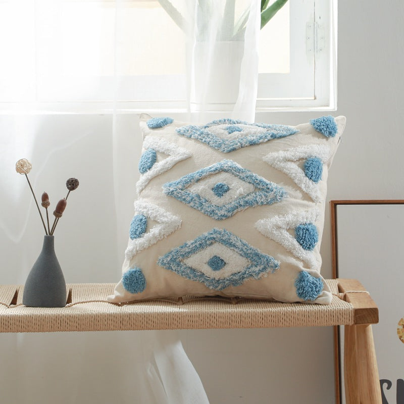 LOUVRE Pillow Cover - Elevato Home Grace blue / 45x45cm Decor