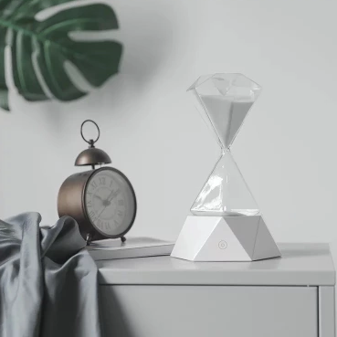 The Diamond Hourglass Lamp