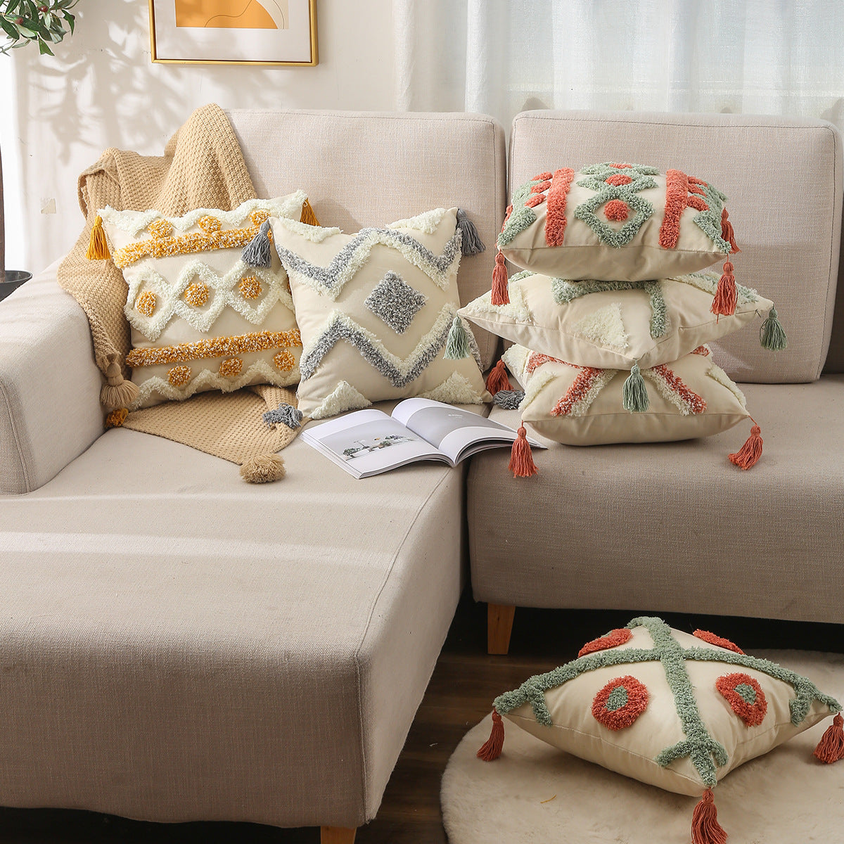 ALLURE Tufted Pillow Cover - Elevato Home Decor