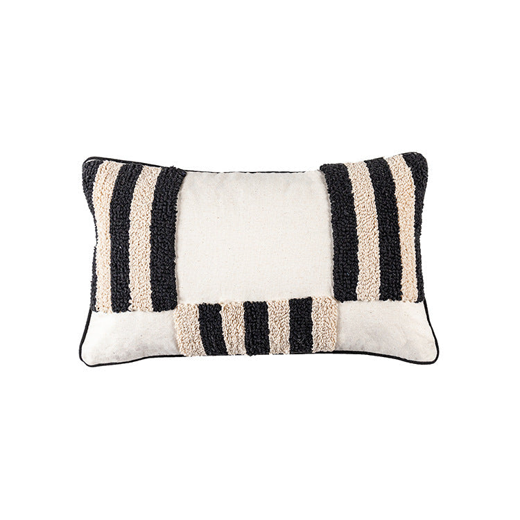 B&W Pillow Cover - Elevato Home Long 3 / 30x50cm Decor