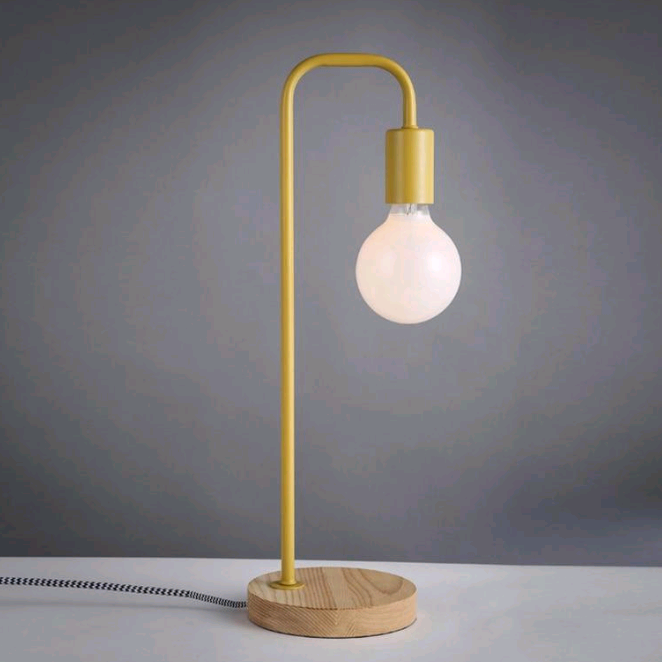 Nordic Table Lamp - Elevato Home Yellow Decor