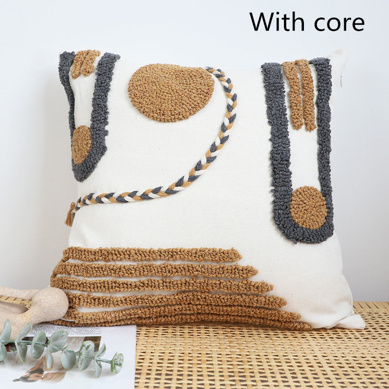 SAND Geometric Pillow Cover - Elevato Home