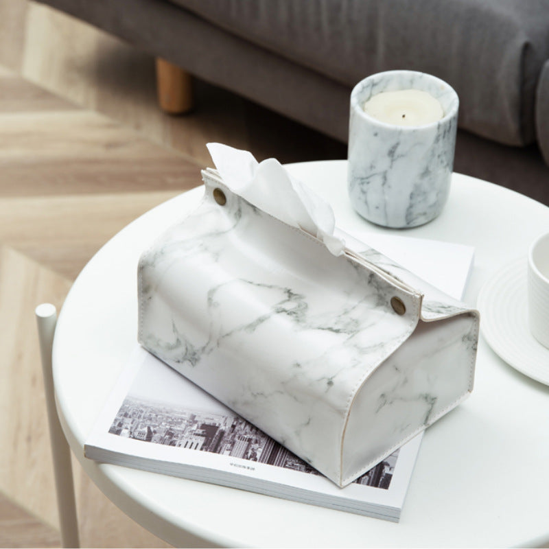 Luxury Marble Tissue Box - Elevato Home Decor