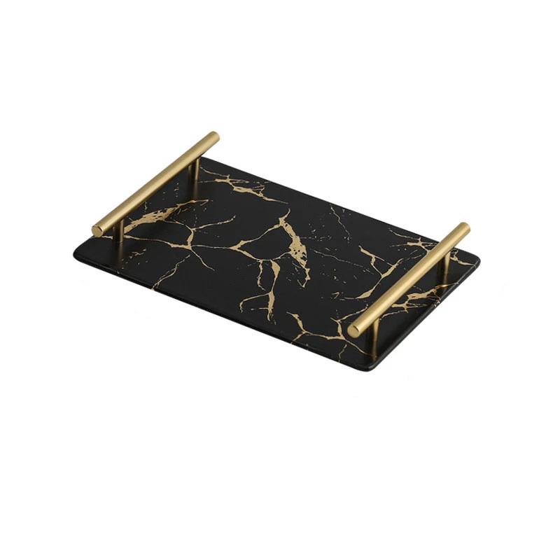 Aesthetics Marble Tray - Elevato Home Black Decor