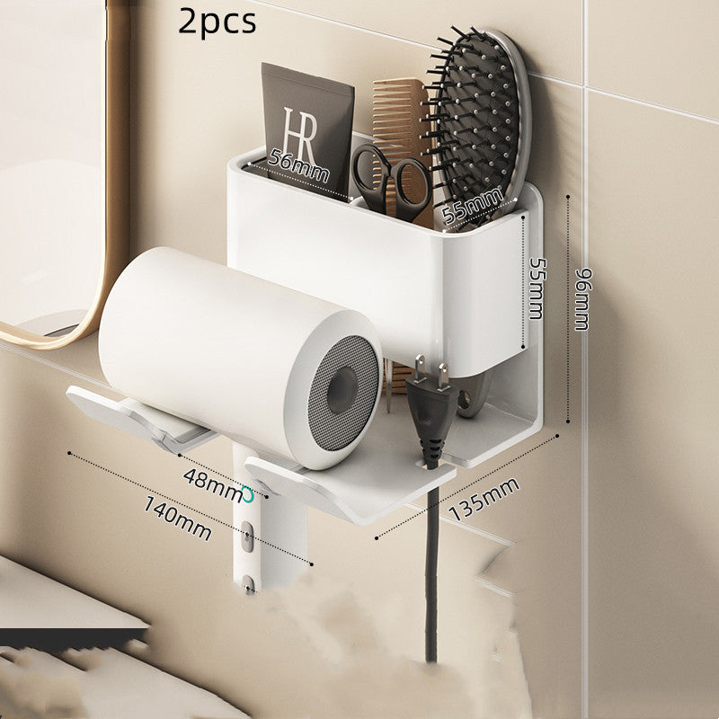 Hair Dryer Stand - Elevato Home White / 2 PCS Organizer