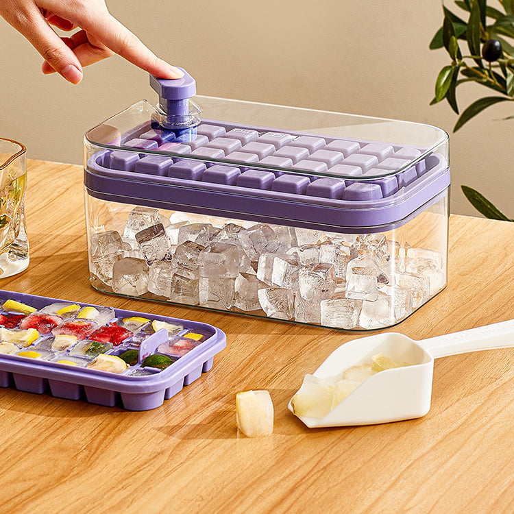 One-Click Ice Box - Elevato Home Purple Set Single Layer Organizer