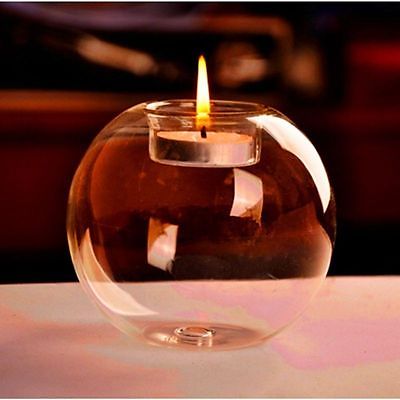 Spherical Glass Candle Holder