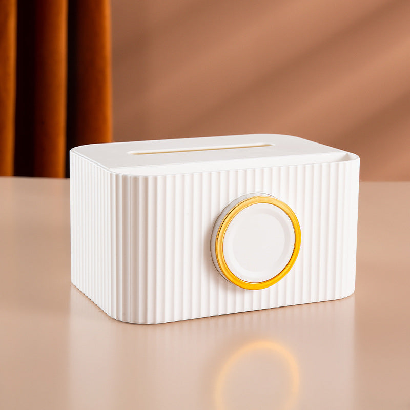 Luxury Multifunction Tissue Box - Elevato Home White Decor
