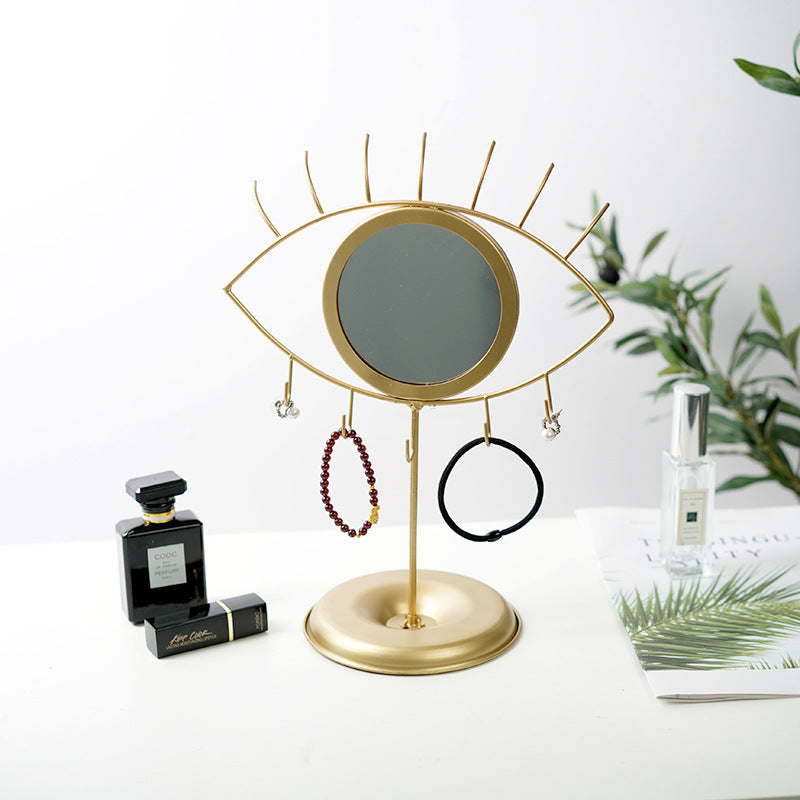 Eye Mirror with Jewelry Hook - Elevato Home Eye Organizer