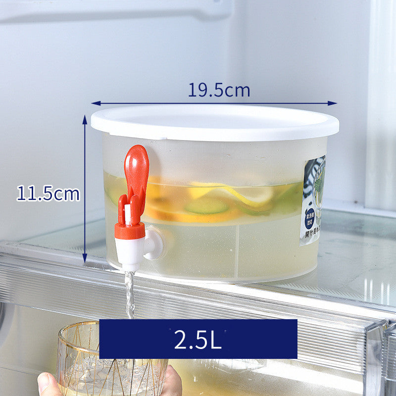 Cold Drink Dispenser - Elevato Home Round 2.5L Organizer