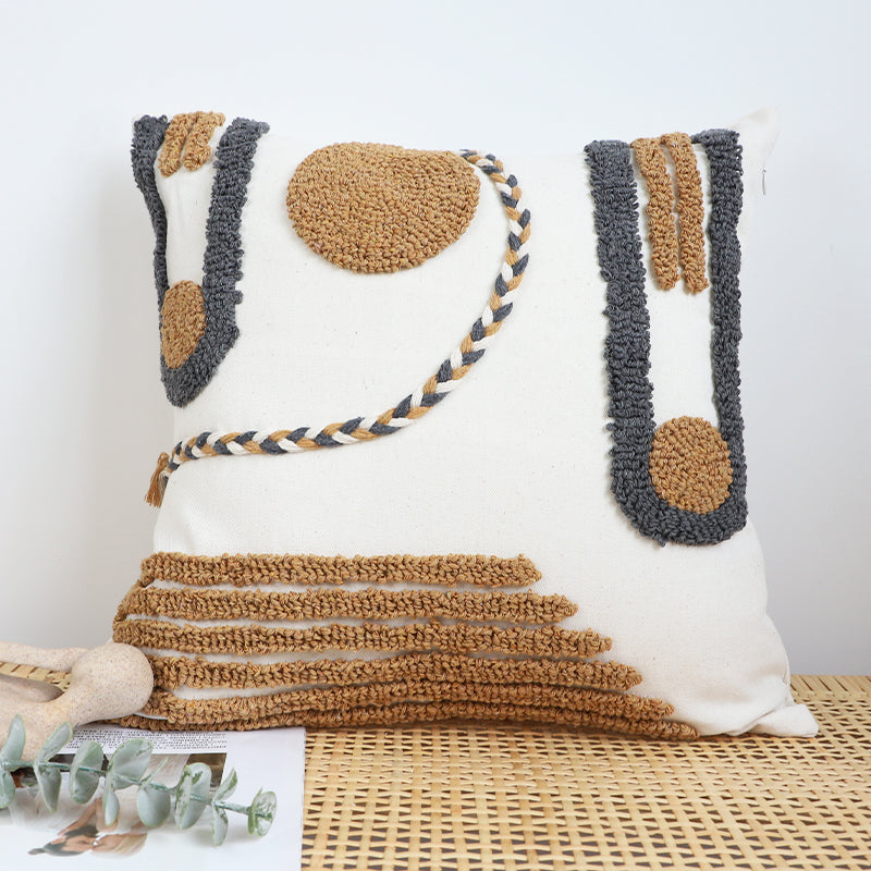 SAND Geometric Pillow Cover - Elevato Home