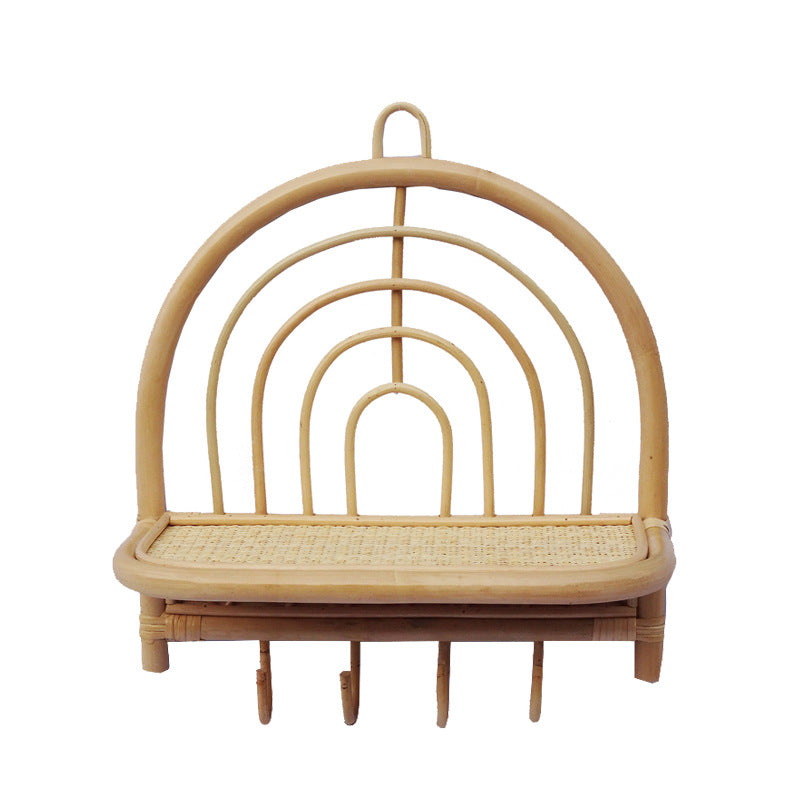 Retro Rattan Wall Shelf - Elevato Home