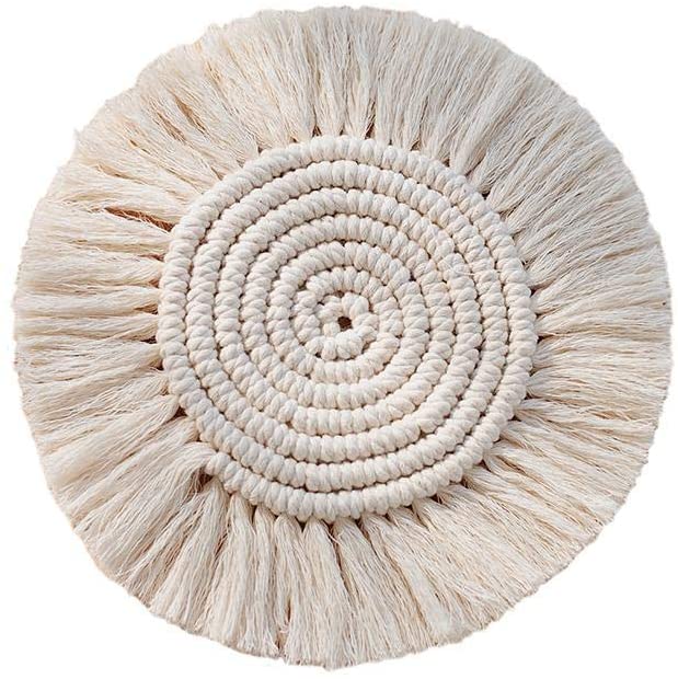 Bohemian Macrame Coaster - Elevato Home 4pcs Decor