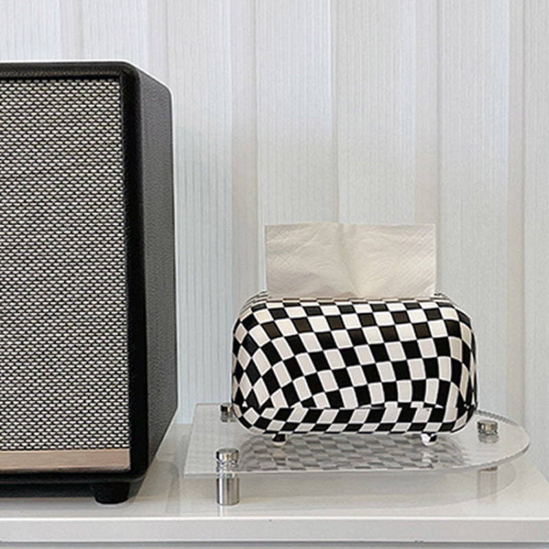 Checkboard Tissue Box - Elevato Home