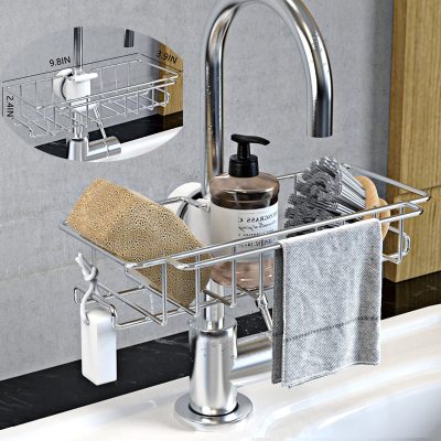 Stainless Steel Drain Faucet Rack