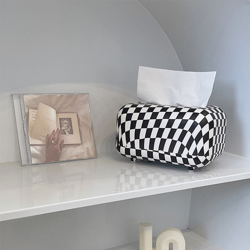 Checkboard Tissue Box - Elevato Home