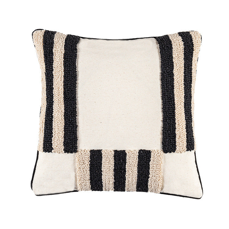 B&W Pillow Cover - Elevato Home Square 3 / 45x45cm Decor