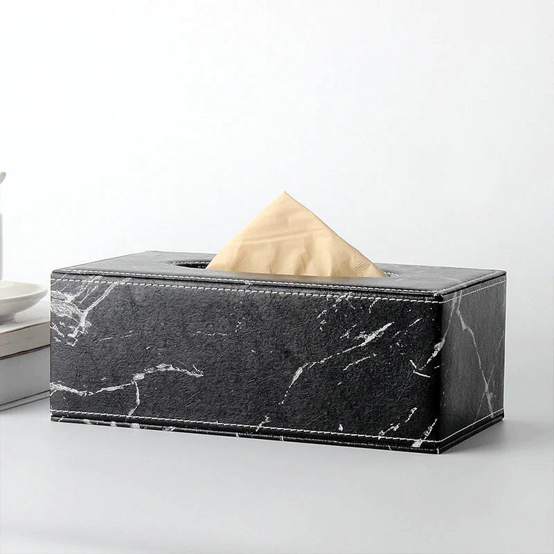 Marble Print Tissue Box - Elevato Home Decor