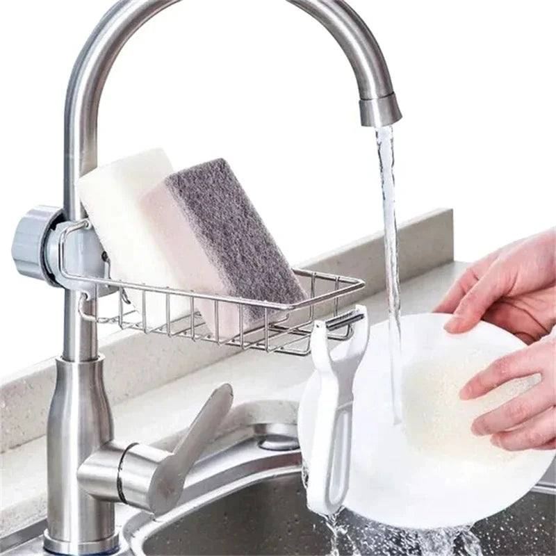 Stainless Steel Drain Faucet Rack