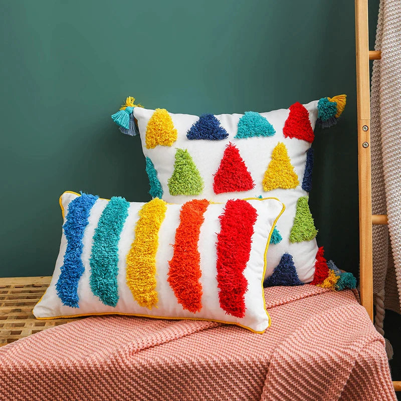Rainbow Pillow Cover - Elevato Home
