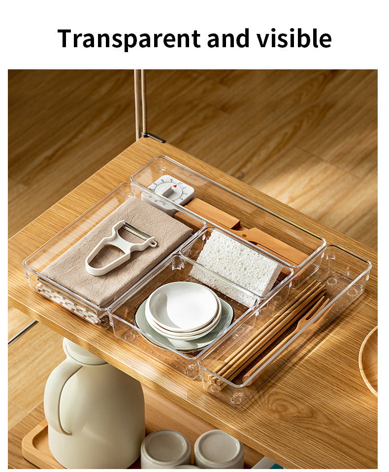 Transparent Acrylic Tray Drawer Organizer