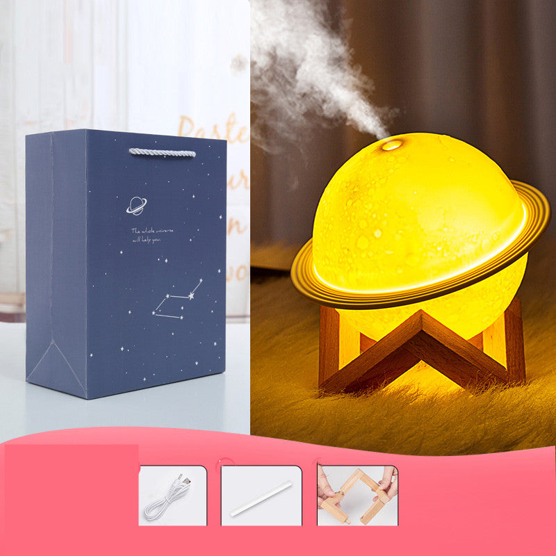 Moon Humidifier - Elevato Home Gift Bag Dark Wood