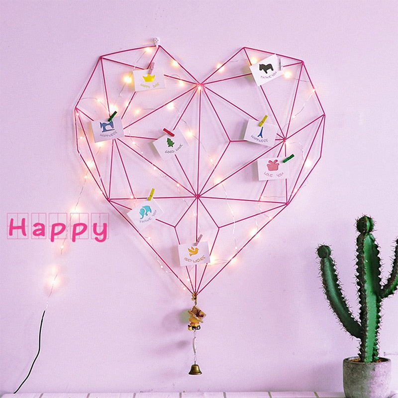 Amour Wire Grid - Elevato Home Pink Decor