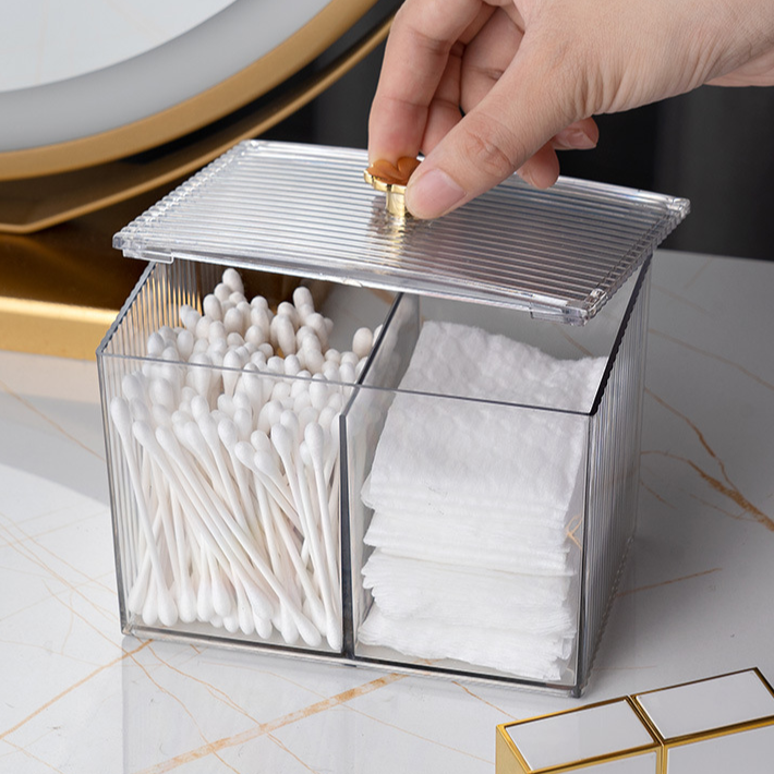 Transparent Cotton Organizer Box