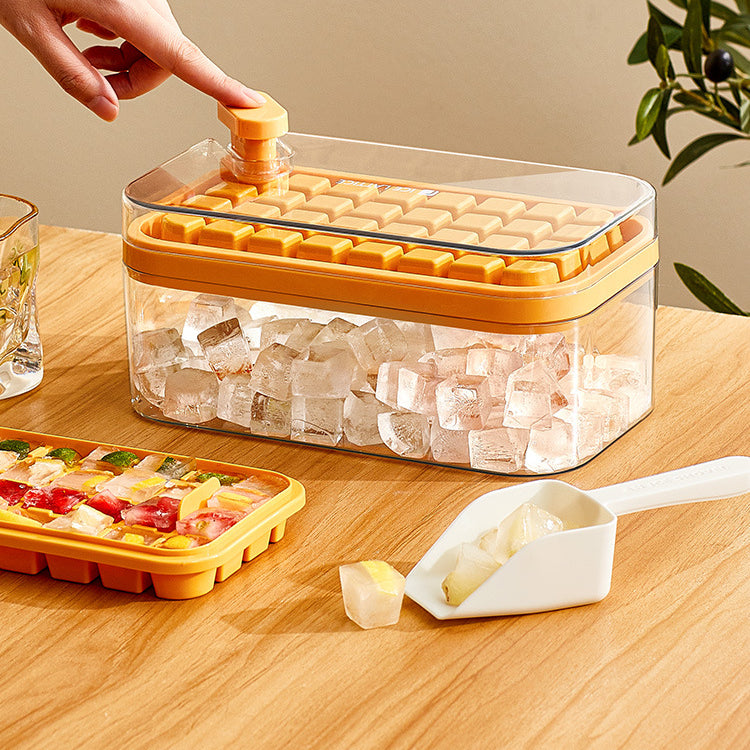 One-Click Ice Box - Elevato Home Yellow Set Single Layer Organizer