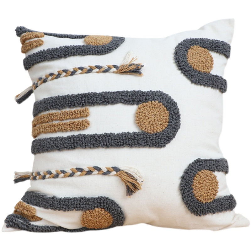 SAND Geometric Pillow Cover - Elevato Home