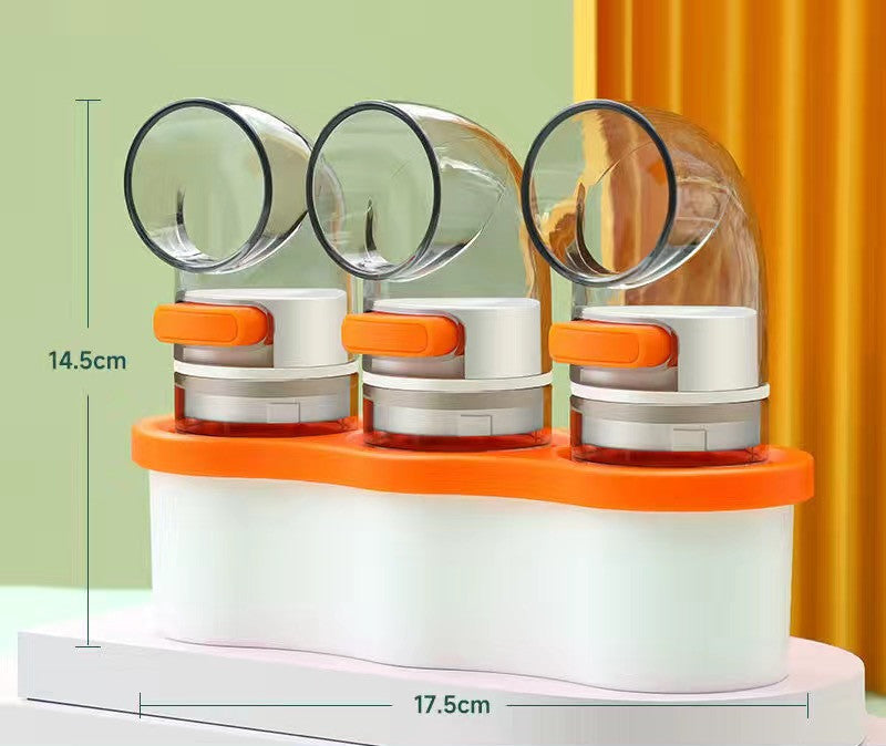 Metering Condiment Dispensers - Elevato Home Orange / 3 PCS Organizer