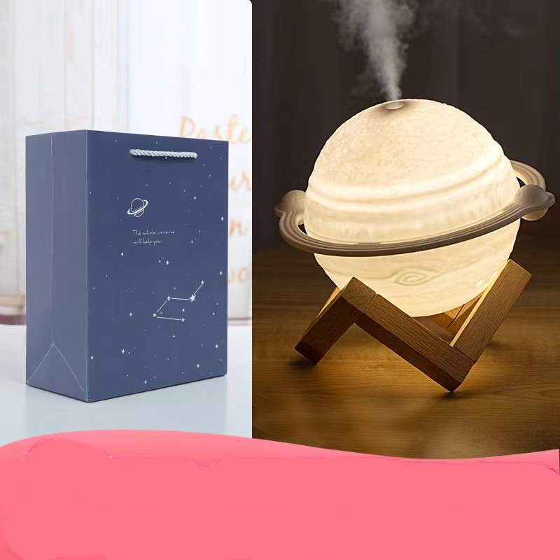 Moon Humidifier - Elevato Home Gift Bag Wood