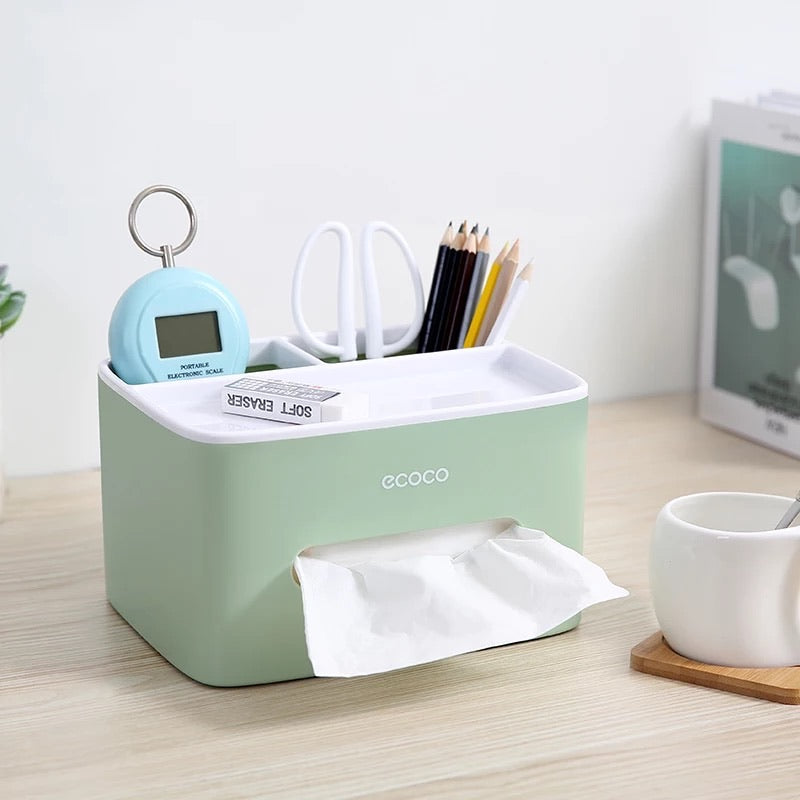 Multifunction Tissue Box - Elevato Home Organizer