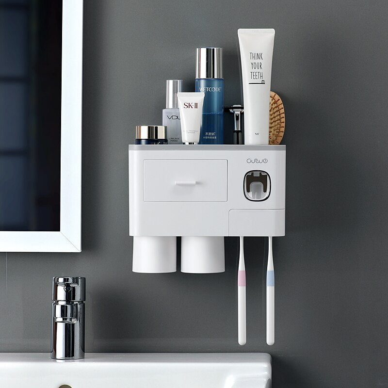 OSWEI Toothbrush Holder - Elevato Home Grey / 2 cups Organizer