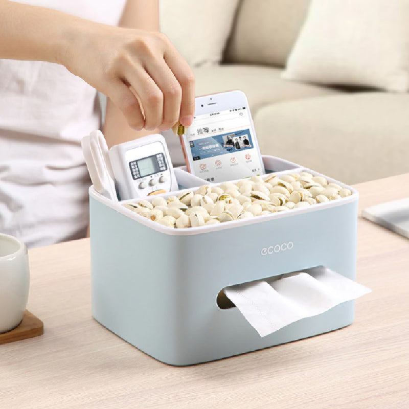 Multifunction Tissue Box - Elevato Home Organizer