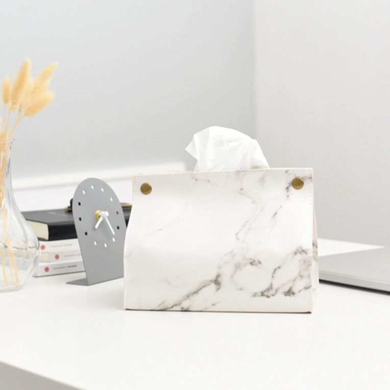 Luxury Marble Tissue Box - Elevato Home Decor