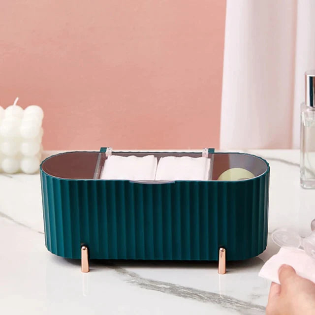 Desktop Cosmetic Storage Box - Elevato Home Organizer